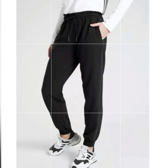 Athleta Metropolis Joggers Size 2 Black - Picture 1 of 15